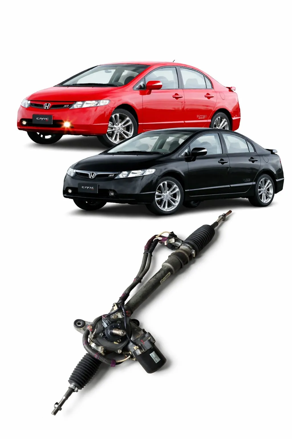 Caixa de Direção Elétrica New Civic Si +8/+11